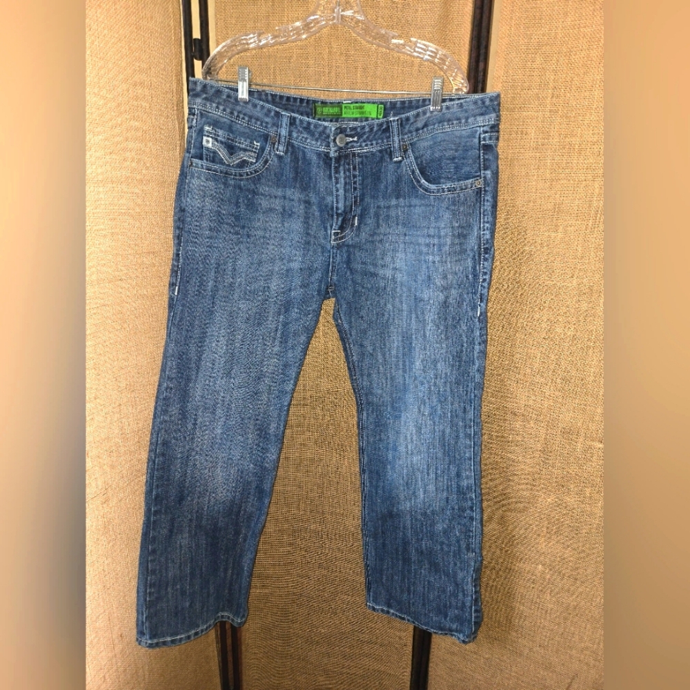 Men's Rock & Roll Denim Pistol Straight Straight Leg Blue Jeans 40x30